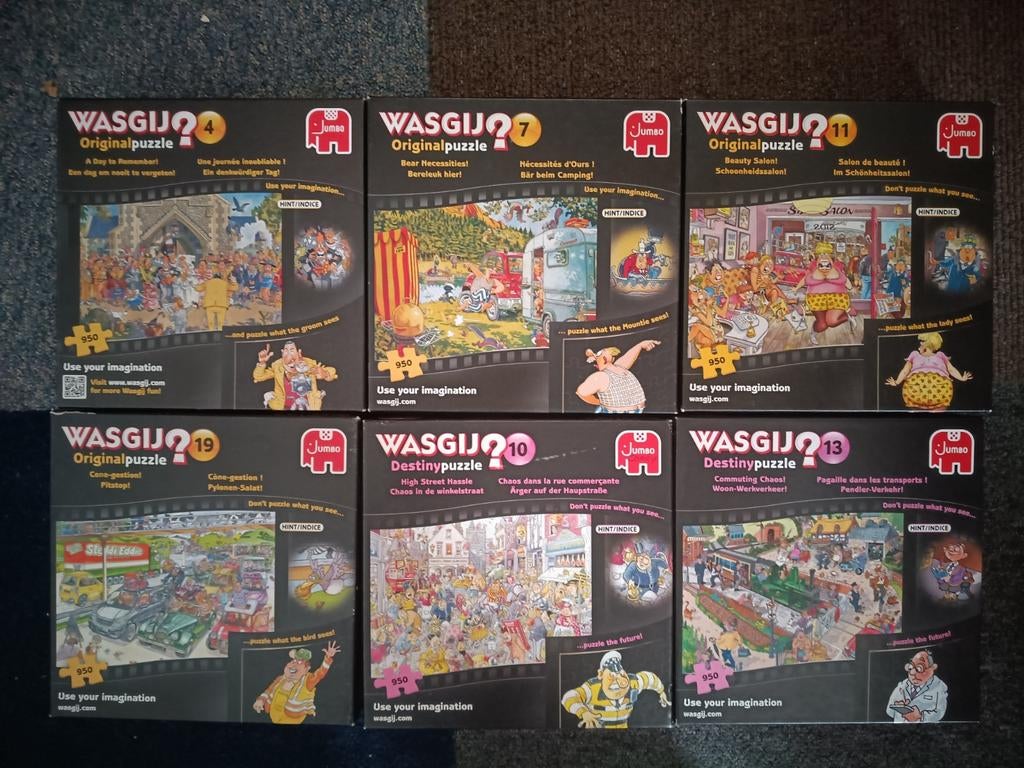Veel Wasgij puzzels, Ophalen of Verzenden