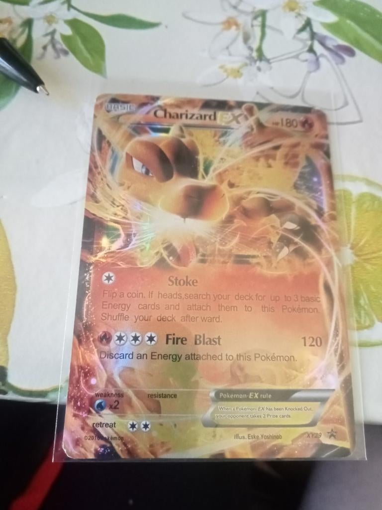 Charizard EX Pokémon Kaart - XY29 Promo Foil, Hobby en Vrije tijd, Verzamelkaartspellen | Pokémon, Ophalen of Verzenden, Zo goed als nieuw