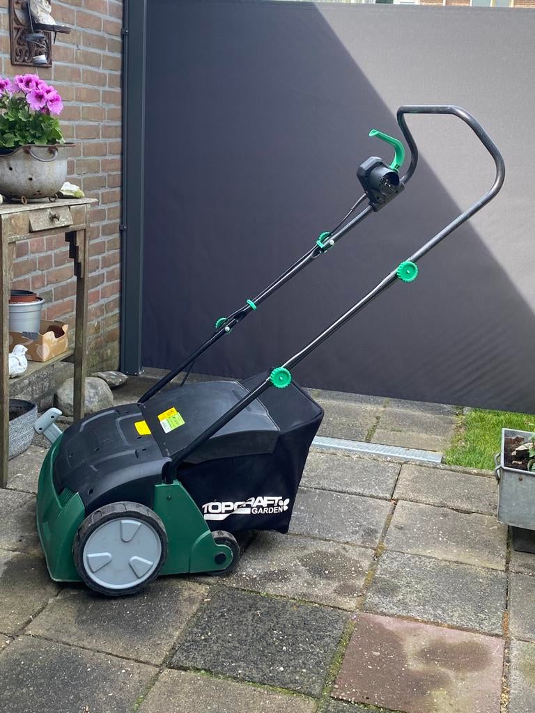 Topcraft verticuteer machine, Tuin en Terras, Verticuteermachines, Ophalen, Gebruikt, Elektrisch