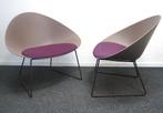 Arper Adell Lounge Chair Design Fauteuils | Bruin / Paars, Stof, Gebruikt, -, -
