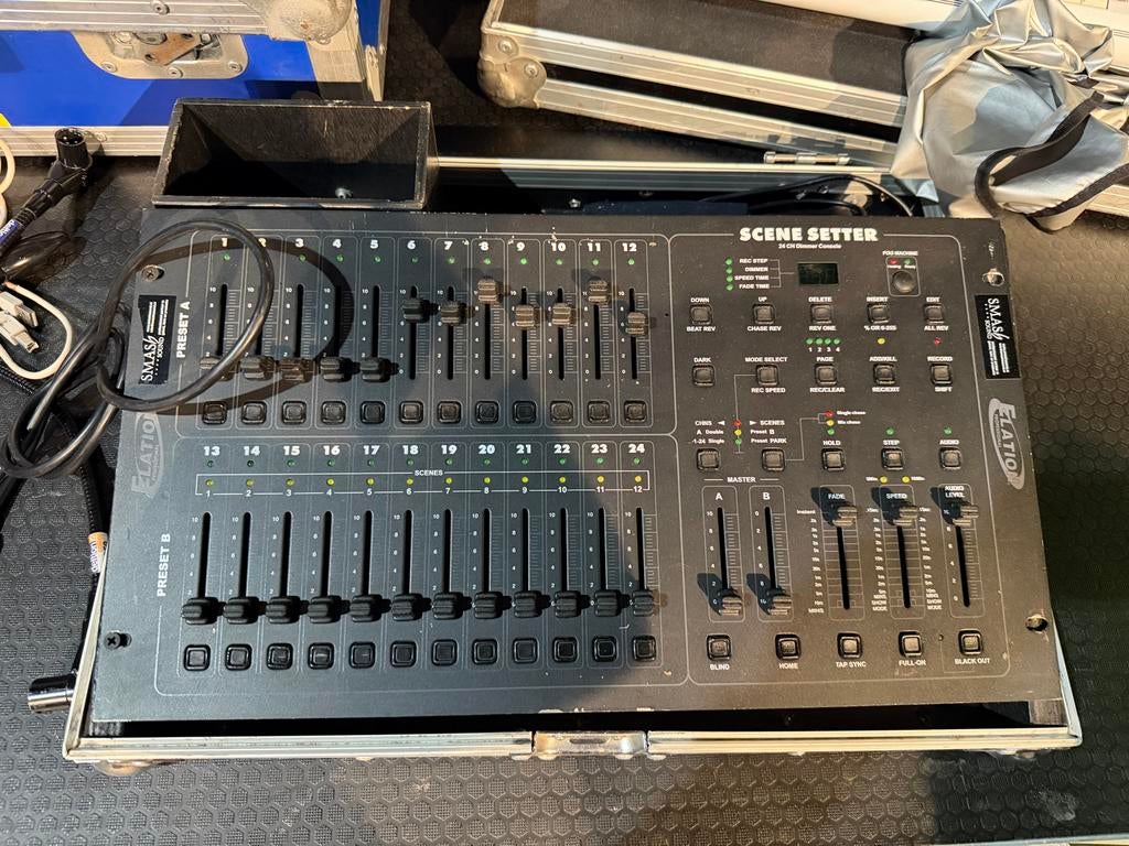 Elation Scene Setter 24-kanaals DMX Lichtcontroller, Gebruikt, Jahoor, Ophalen of Verzenden, Ook@stoffig.nl