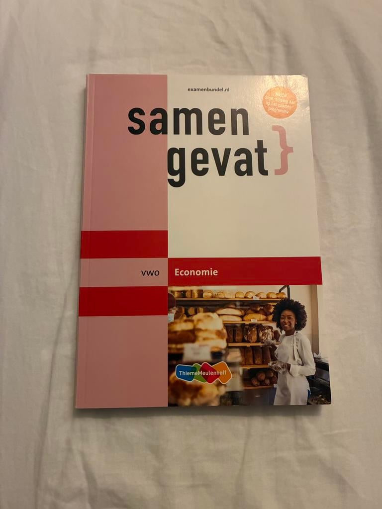 Samengevat economie vwo, Ophalen of Verzenden, Zo goed als nieuw, VWO, Economie