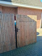 Dubbele poort Stalen frame 296x190 zeer luxe poort rvs cilin, Tuin en Terras, Tuinpoorten, Ophalen, Nieuw, Draaipoort, 150 tot 200 cm