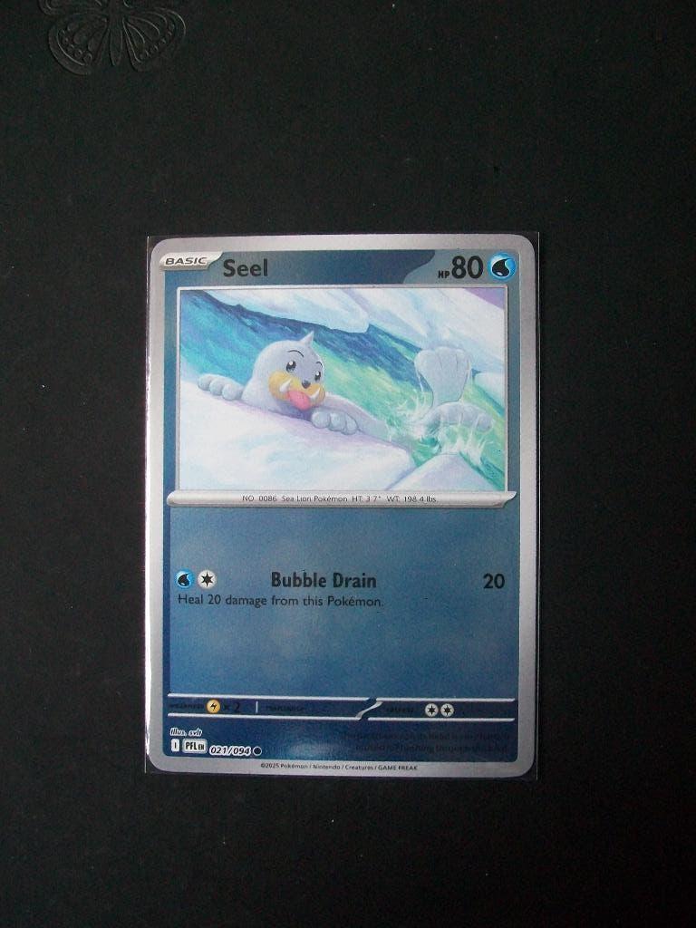 1007. Nieuwe Pokemon Kaart Holofoil SEEL HP 80 (021/094), Verzenden, Nieuw, Losse kaart, Foil