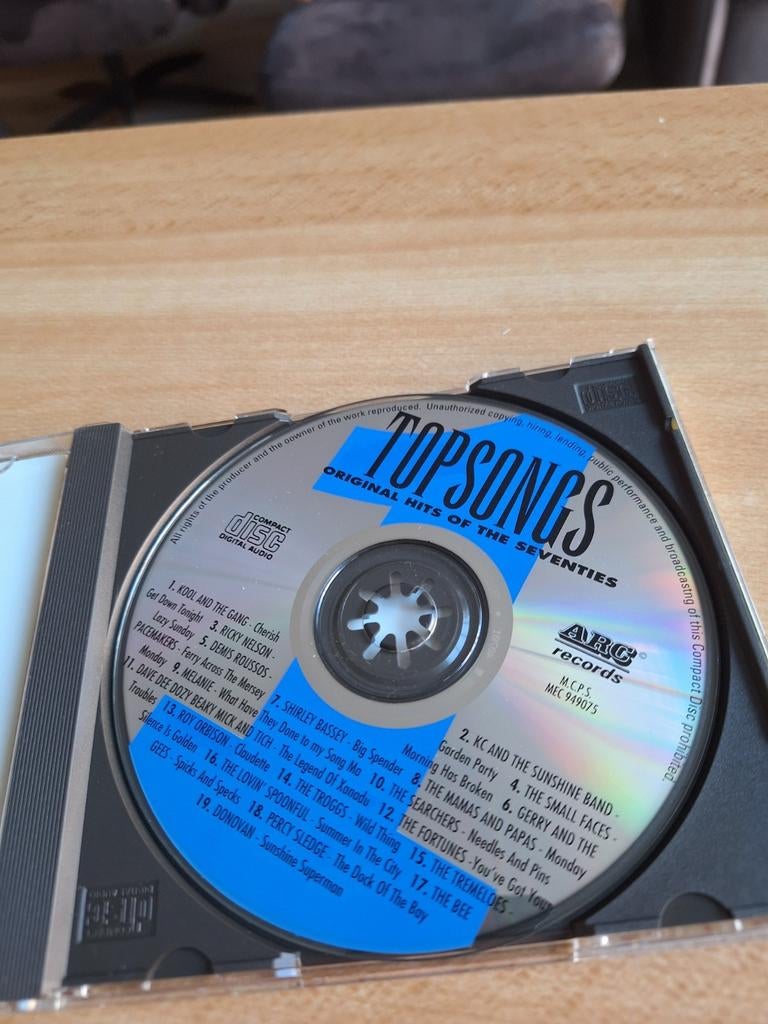 Cd topsongs, hits of the seventies, Cd's en Dvd's, Cd's | Verzamelalbums, Ophalen of Verzenden, Zo goed als nieuw, Pop
