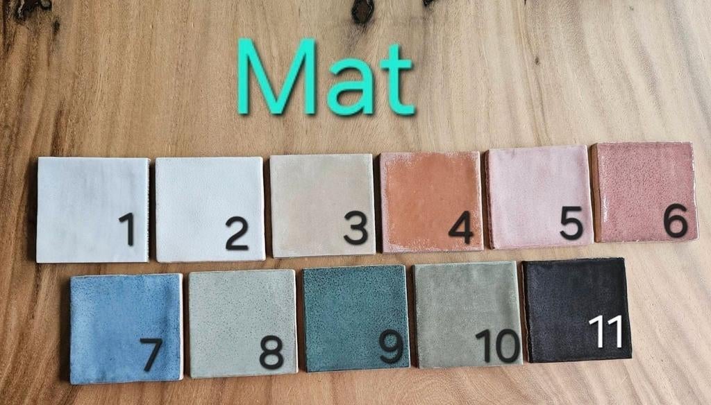 Keramische tegeltjes 10x10 cm voor creatieve projecten, Ophalen of Verzenden, Nieuw, Overige typen