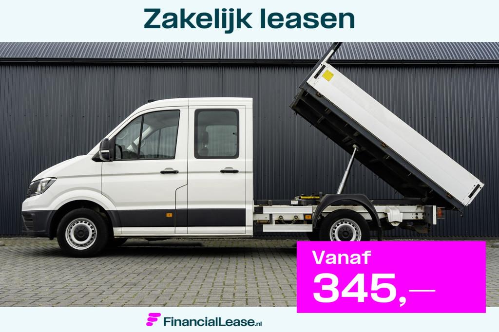Volkswagen Crafter 35 2.0 TDI | Kipper | DC | 6-Zits | Cruis, Voorwielaandrijving, Gebruikt, 4 cilinders, Met garantie (alle)