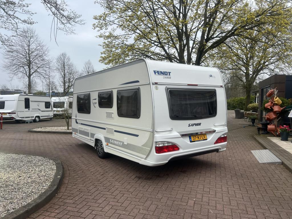 Fendt Saphir 445 TFB Mover,Voortent, Caravans en Kamperen, Rondzit, Tot en met 2, Bedrijf, Schokbreker