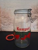 Vintage glazen rumpot Rumtopf met beugel Le Parfait, Ophalen of Verzenden