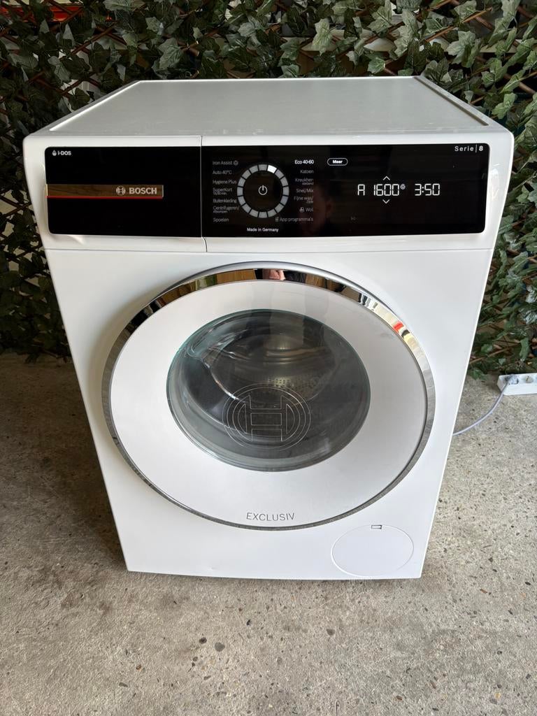 Bosch Serie 8 10kg i-Dos 1600 toeren, Ophalen, Refurbished, 1600 toeren of meer, Voorlader