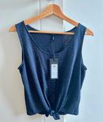 Only ONLCLARA blauwe glitter top met knot, maat 36 (s), Only, Blauw, Nieuw, Ophalen of Verzenden