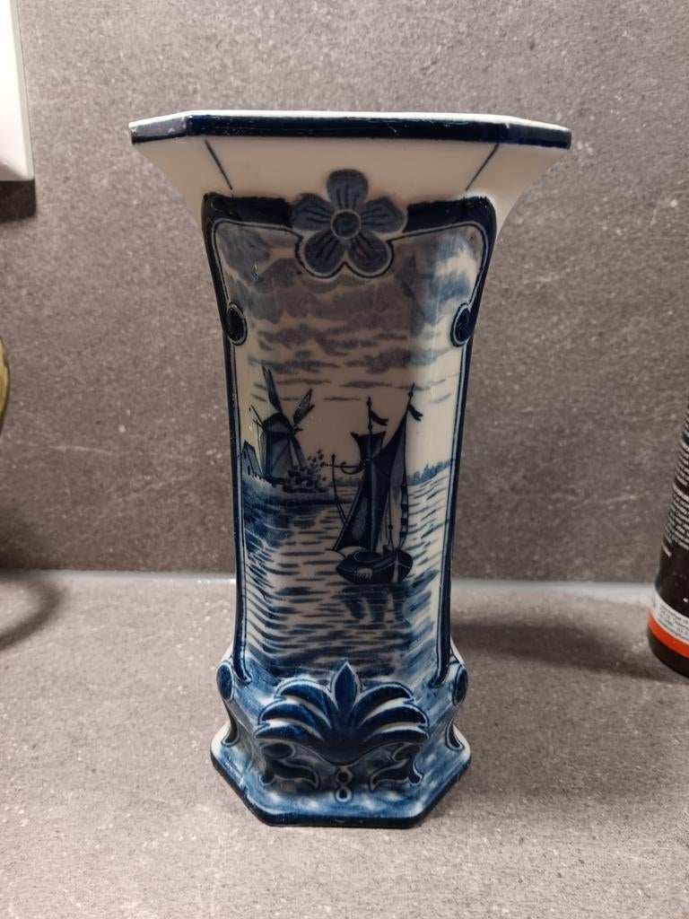 Delfts blauw vaasje, Antiek en Kunst, Ophalen