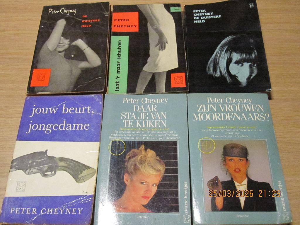 Peter Gheyney pockets (zwarte beertjes), Boeken, Detectives, Ophalen of Verzenden, Gelezen