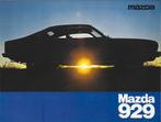 Folder Mazda 929 1976, Boeken, Auto's | Folders en Tijdschriften, Ophalen of Verzenden, Gelezen, Mazda