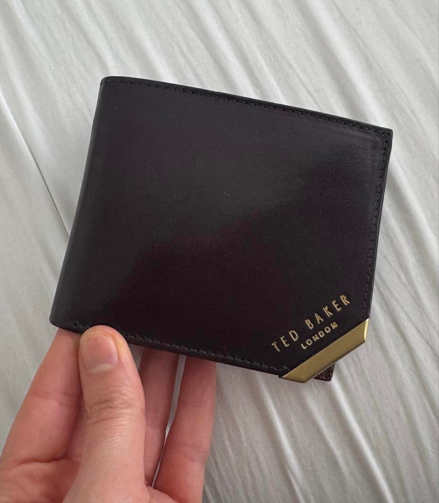 Ted Baker heren bruin leder portemonnee, Sieraden, Tassen en Uiterlijk, Portemonnees, Overige merken, Bruin, Nieuw, Ophalen of Verzenden