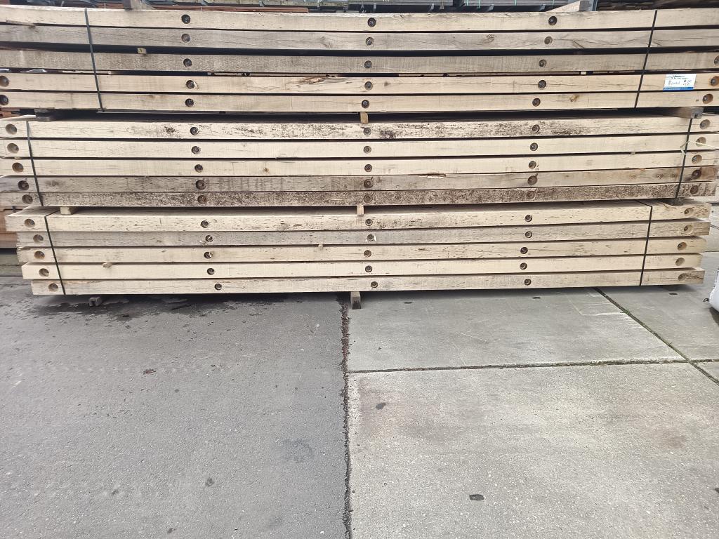 Draglineschot beuken voor loopbrug schotten 100x500 cm, Doe-het-zelf en Verbouw, Hout en Planken, Nieuw