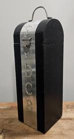 LEUKE BROCANTE HOUTEN WIJNKOFFER, Gebruikt, Ophalen of Verzenden, Minder dan 5 flessen, Minder dan 50 cm