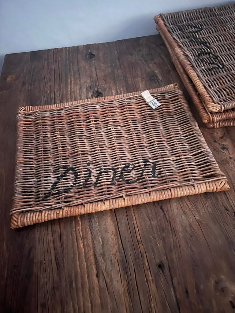 Riviera Maison onderzetters, Huis en Inrichting, Woonaccessoires | Dienbladen, Ophalen of Verzenden, Gebruikt, Hout