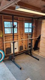 Squat rack + barbell, Ophalen, Gebruikt, Overige typen