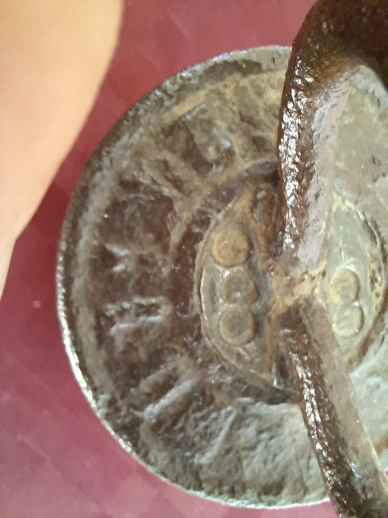 Gewicht 2 kilo 2000 gram gietijzer, Ophalen of Verzenden