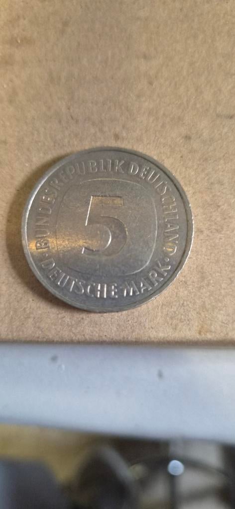 5 Duitse Mark 1975 - Bundesrepublik Deutschland, Postzegels en Munten, Munten | Europa | Niet-Euromunten, Ophalen of Verzenden