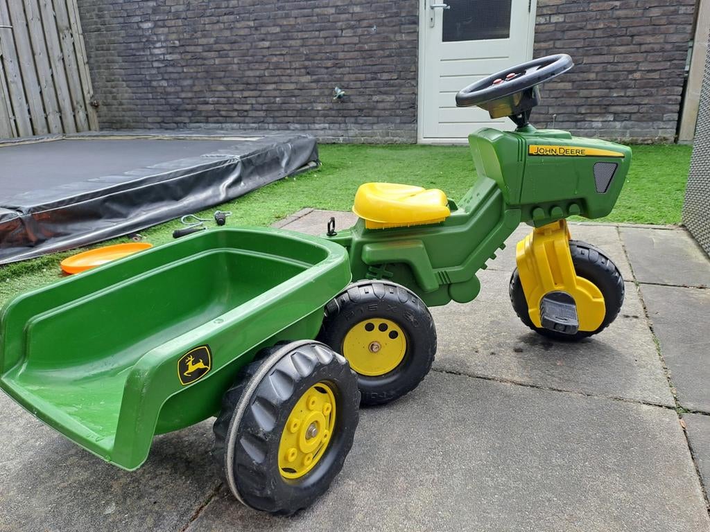 Tractor met aanhanger, Ophalen, Gebruikt, Overige merken