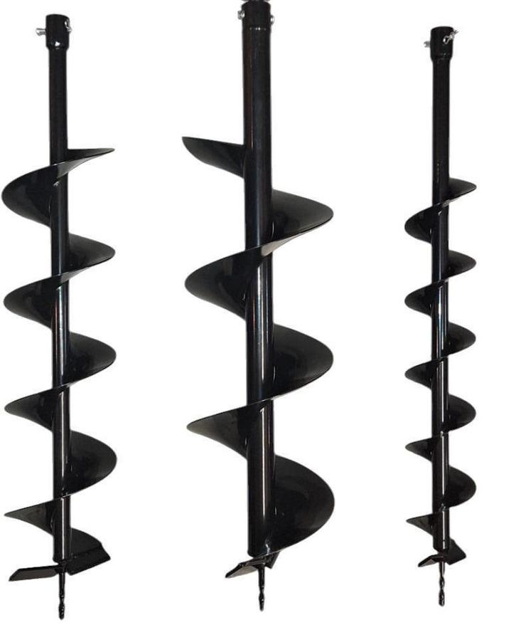 Grondboren 100 en 200mm en verlengstuk laatste - Nieuw, Tuin en Terras, Hand-tuingereedschap, Nieuw, Grondboor, Ophalen of Verzenden