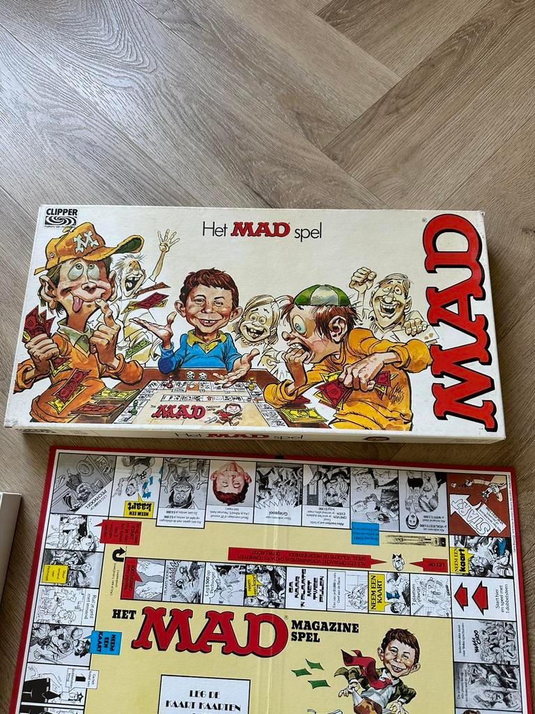 Mad Magazine bordspel, Hobby en Vrije tijd, Gezelschapsspellen | Bordspellen, Ophalen of Verzenden, Gebruikt