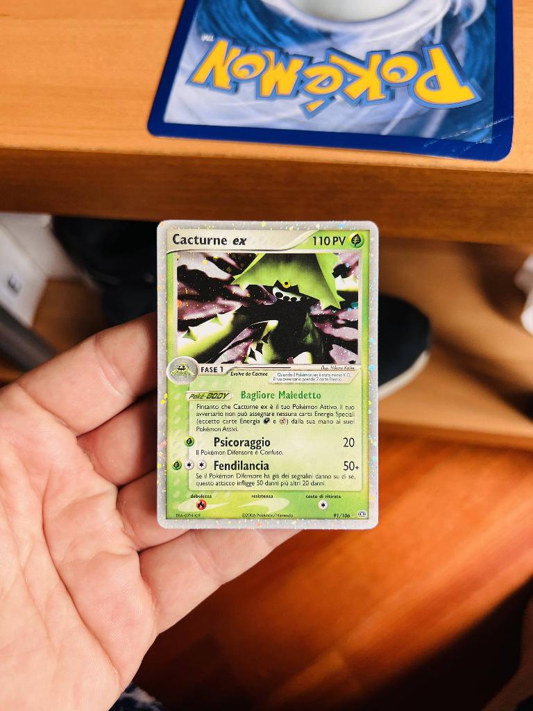 Cacturne Ex 91/106 Ex Emerald Pokemon, Verzenden, Zo goed als nieuw, Losse kaart, Foil