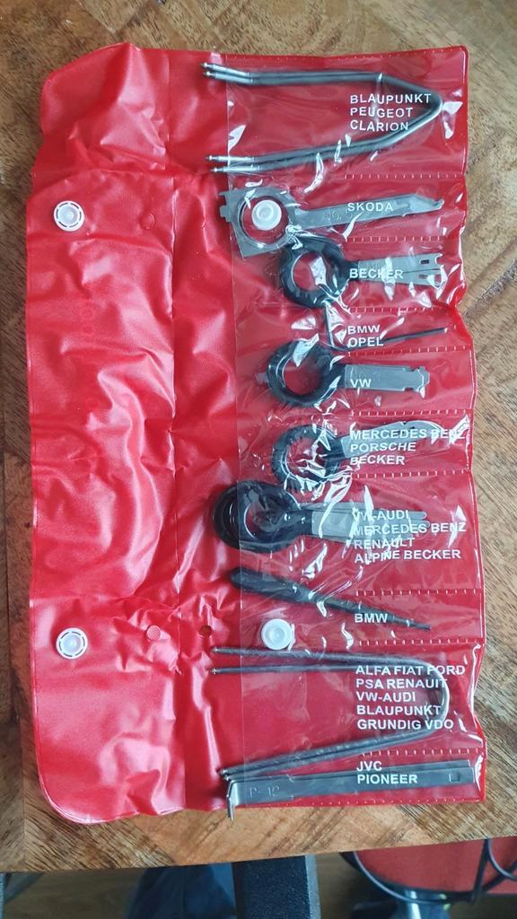 AMiO Autoradio Demontage Gereedschap Set - Universeel, Auto diversen, Autoradio's, Nieuw, Ophalen of Verzenden