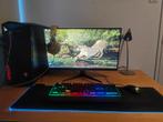 Compleet MSI gaming setup, Computers en Software, Desktop Pc's, Met monitor, Gebruikt, MSI, 8 GB