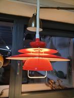 Zweedse schalen hanglamp - Vintage design rood, Gebruikt, Onbekend, Ophalen of Verzenden, Onbekend