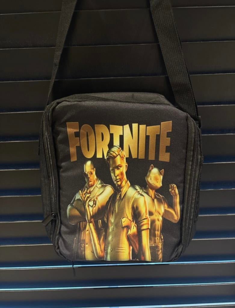 Fortnite tasje, Ophalen of Verzenden, Zo goed als nieuw, Zwart