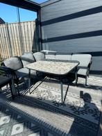 Prachtig mooie loungeset met mozaïeken dining tafel, Tuin en Terras, Tuinsets en Loungesets, 5 zitplaatsen, Aluminium, Ophalen of Verzenden
