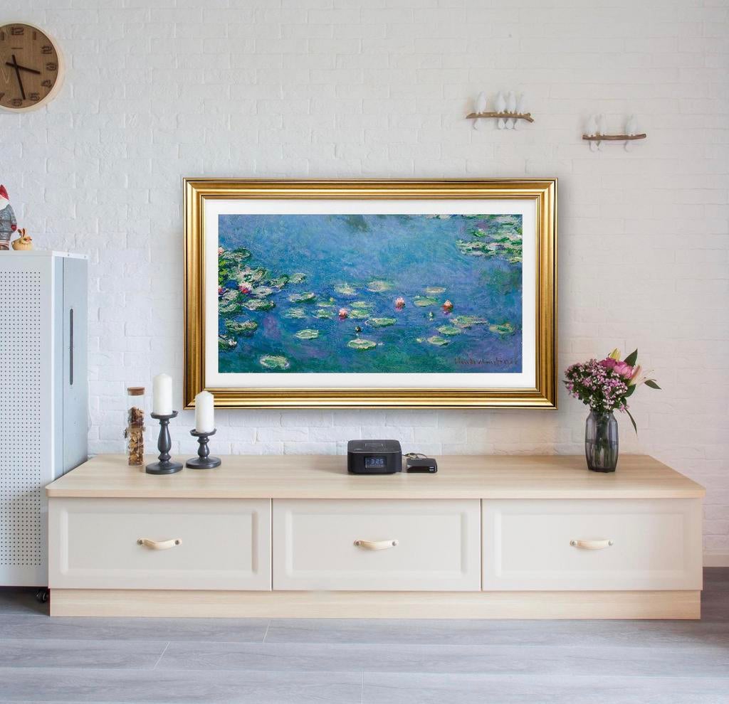 Samsung The Frame 2024 - 50 inch - Lijst Goud, Audio, Tv en Foto, Televisie-accessoires, Ophalen of Verzenden, Nieuw