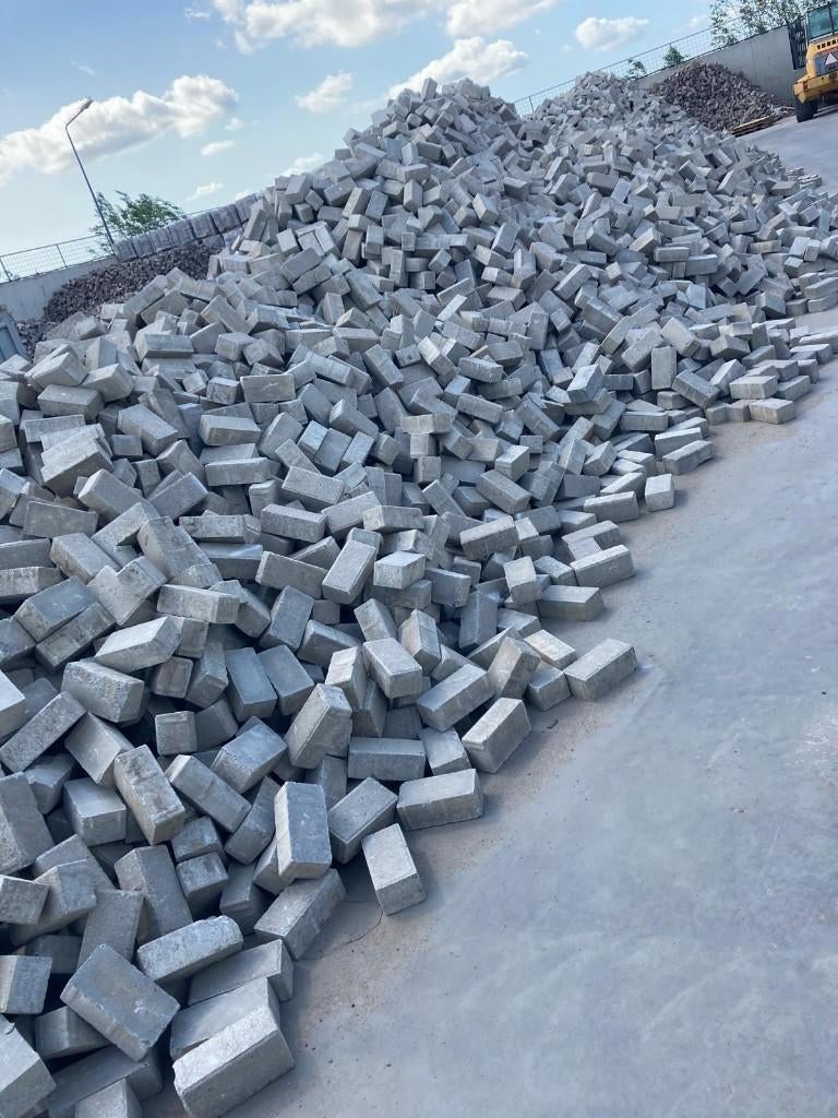 Betonklinkers / BKK 8cm los gestort, Tuin en Terras, Ophalen, Gebruikt, Klinkers, 10 m² of meer