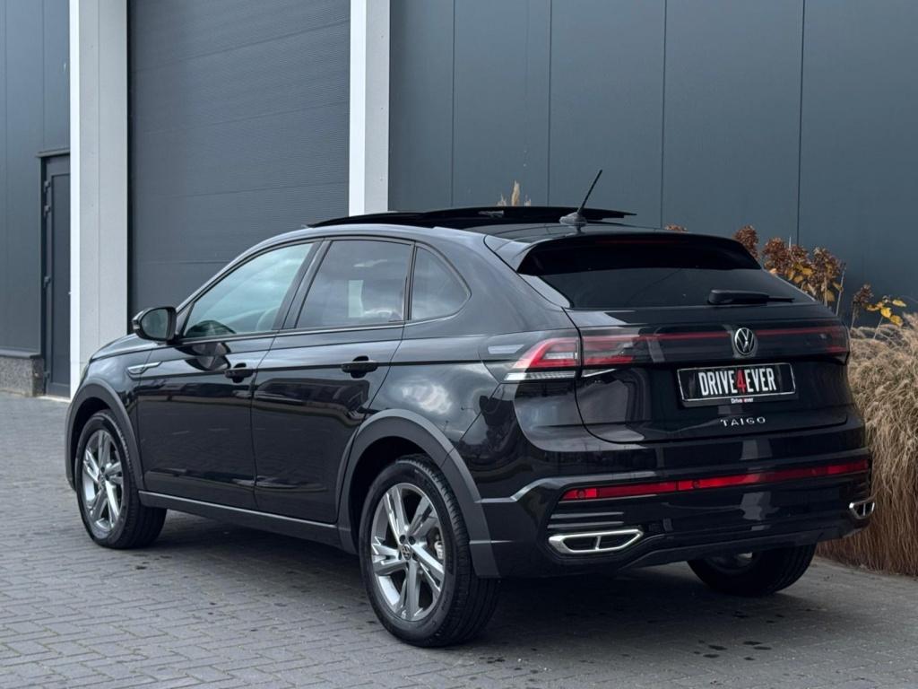 Volkswagen Taigo 1.0 TSI 3x R-Line FULL PANO APPLE CARPLAY L, Automaat, Adaptive Cruise Control, Gebruikt, Leder en Stof