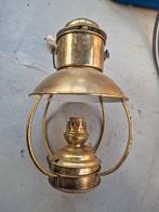 Messing olielamp antiek omgebouwd naar electrisch, Ophalen