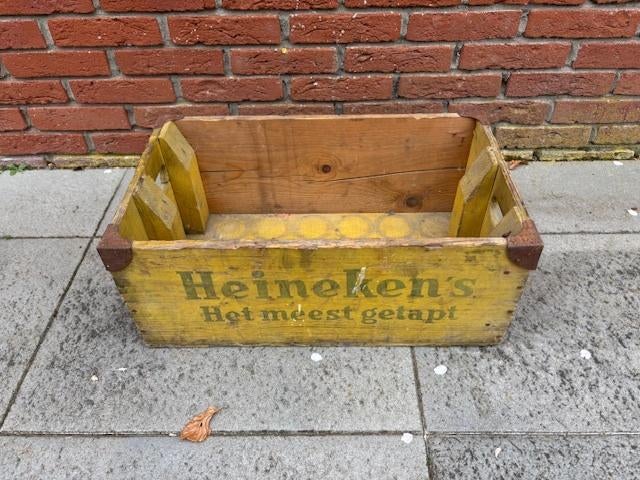 Houten Heineken Heinenken's krat., Ophalen of Verzenden, Gebruikt, Overige typen, Heineken