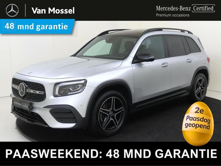 Mercedes-Benz GLB 200 AMG Line 7p. Memorystoelen / Panoramad, Auto's, Mercedes-Benz, Bedrijf, Te koop, GLB, 360° camera, ABS, Achteruitrijcamera