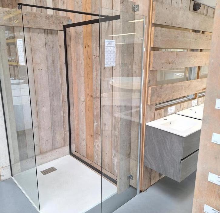 Douchewand met een chroom profiel 60 x 200 cm 8mm dik nr285, Huis en Inrichting, Woonaccessoires | Overige, Nieuw, Ophalen of Verzenden