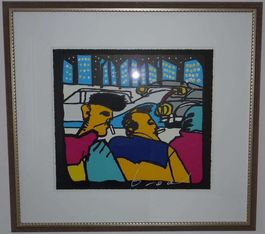 Herman Brood zeefdruk The City, Ophalen