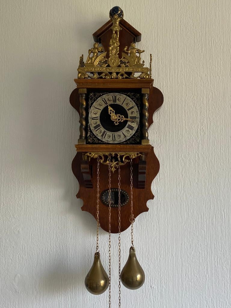 prachtige gereviseerde Zaanse klok, Ophalen