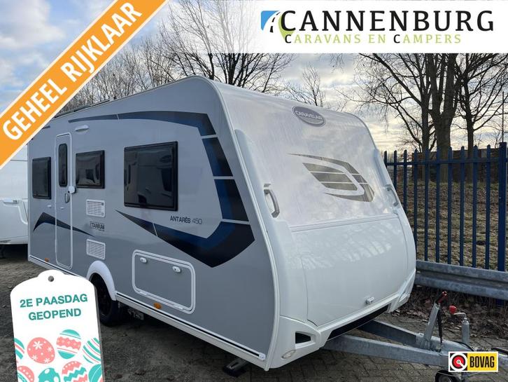 Caravelair Antares Titanium 450 met mover, Caravans en Kamperen, Caravans, Bedrijf, tot en met 3, 750 - 1000 kg, Standaardzit