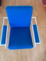 Diepblauw Gelderland fauteuil, model 4735 incl. certificaat, Ophalen, Nieuw, 75 tot 100 cm, Stof