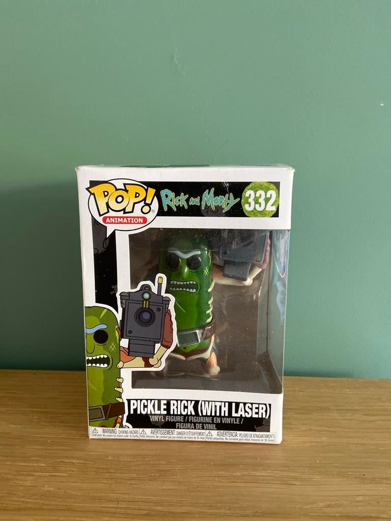 Funko Pop! Rick and Morty - Pickle Rick (With Laser) #332, Ophalen of Verzenden, Zo goed als nieuw