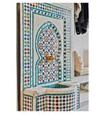 Marokkaanse fontein met mozaïek, Huis en Inrichting, Ophalen, Schaal, Nieuw, Overige vormen