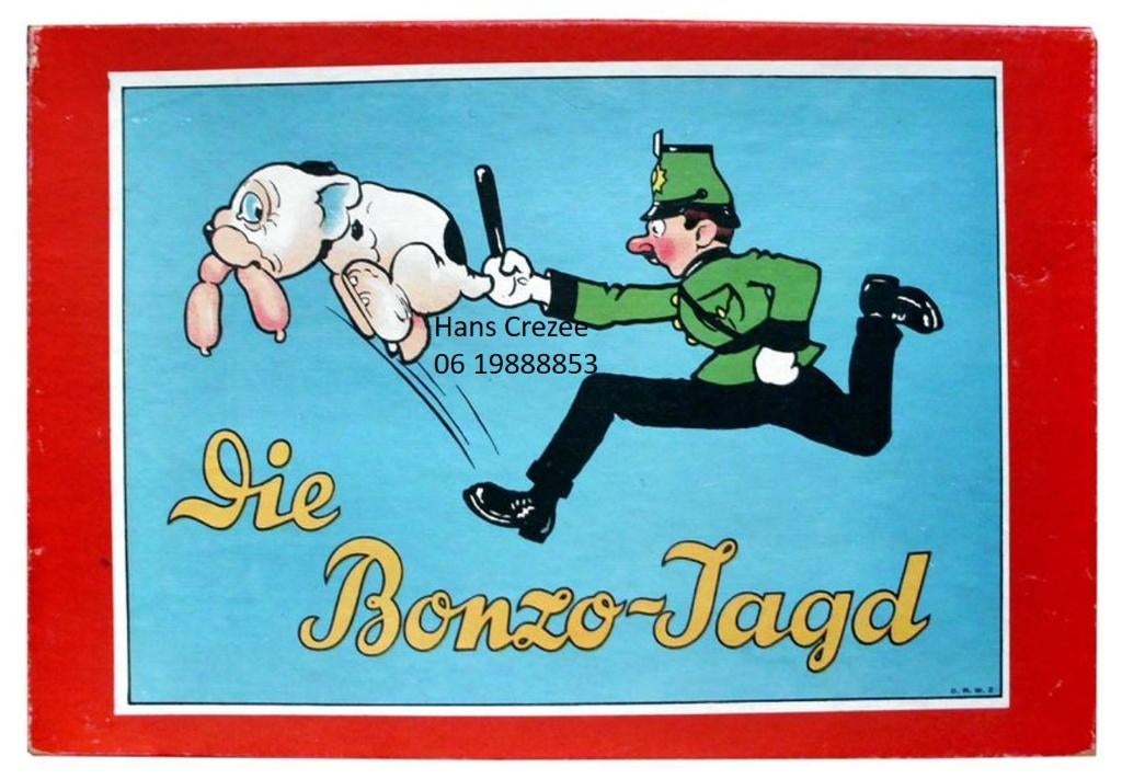 zoek oud george studdy de bonzo jacht bobby spears spel 1930, Ophalen of Verzenden