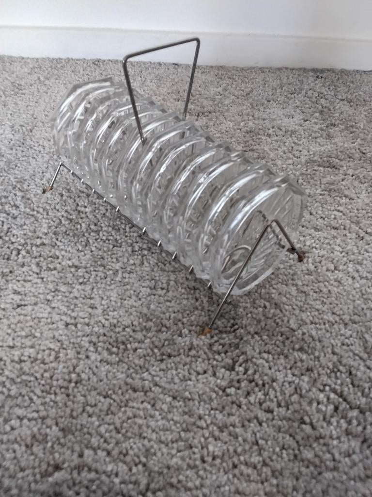 Glazen onderzetters, Verzamelen, Glas en Borrelglaasjes, Ophalen of Verzenden, Zo goed als nieuw, Overige typen