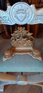 Antieke Bronzen Inktstel met Barokke Versieringen, Antiek en Kunst, Antiek | Koper en Brons, Ophalen of Verzenden, Brons